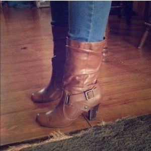 🔥NWOT🔥WOMENS FADED GLORY HIGH HEEL SLOUCH BOOTS